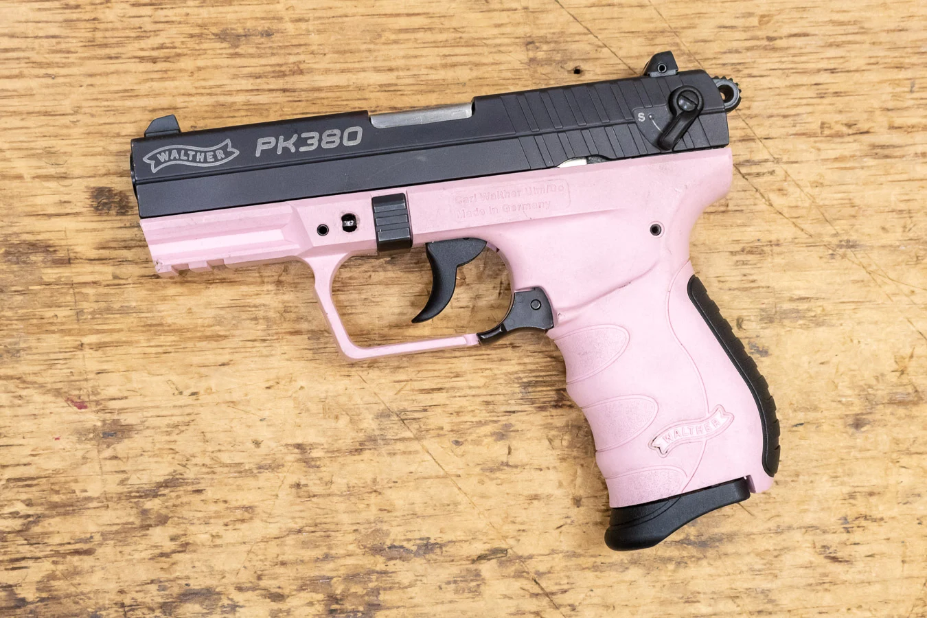 Walther PK380 380 ACP 8-Round Used Trade-in Pistol with Pink Frame ...