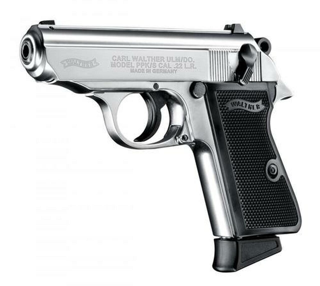 Walther PPK/S .22 L.R. 3" Barrel Nickel