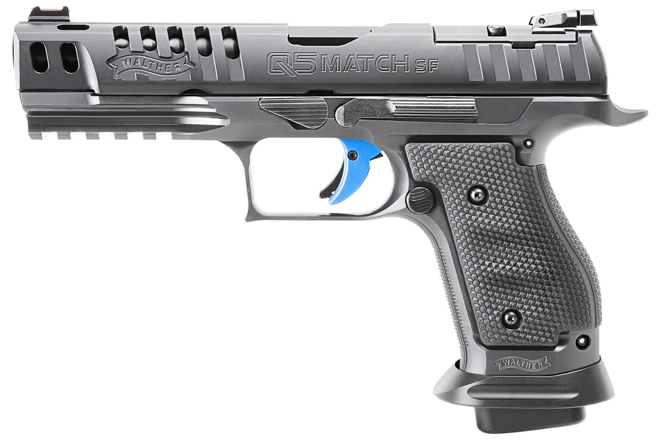Walther Q5 Match SF Pro 9mm Full-Size Pistol with Three Magazines (LE ...