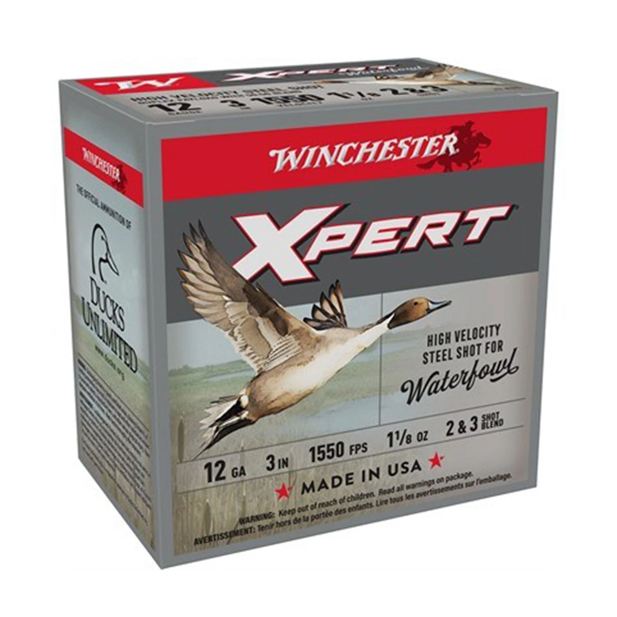 Winchester Expert Hi Velocity 12 GA 3 1 1 4oz 3 Shot 25rd Box Winchester Ammo 2