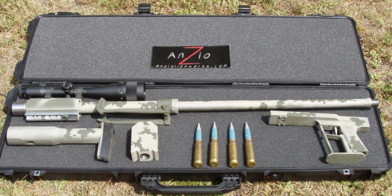 Anzio Ironworks 20mm Take-Down Rifle w/ Silencer