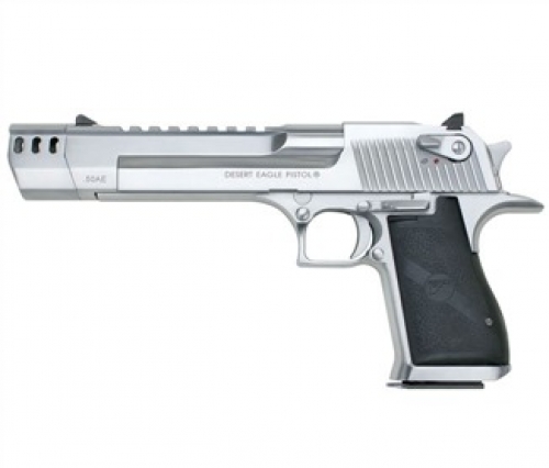 Magnum Research Desert Eagle 50 AE Mark XIX Brushed Chrome Pistol Magnum Research Desert Eagle 50 AE Mark XIX Brushed Chrome Pistol