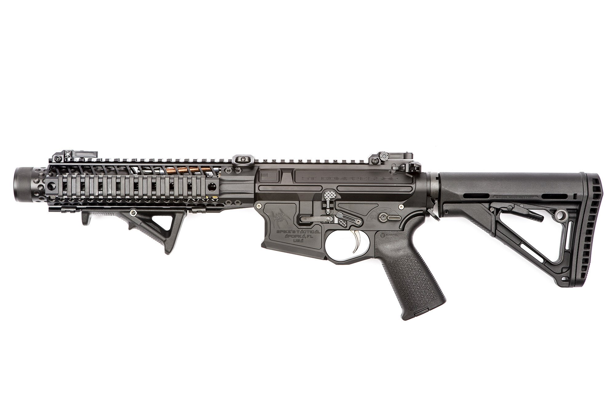 Spikes Tactical Compressor Sbr 8 1 300 Blk Spikes Tactical Compressor Sbr 8 1 300 Blk