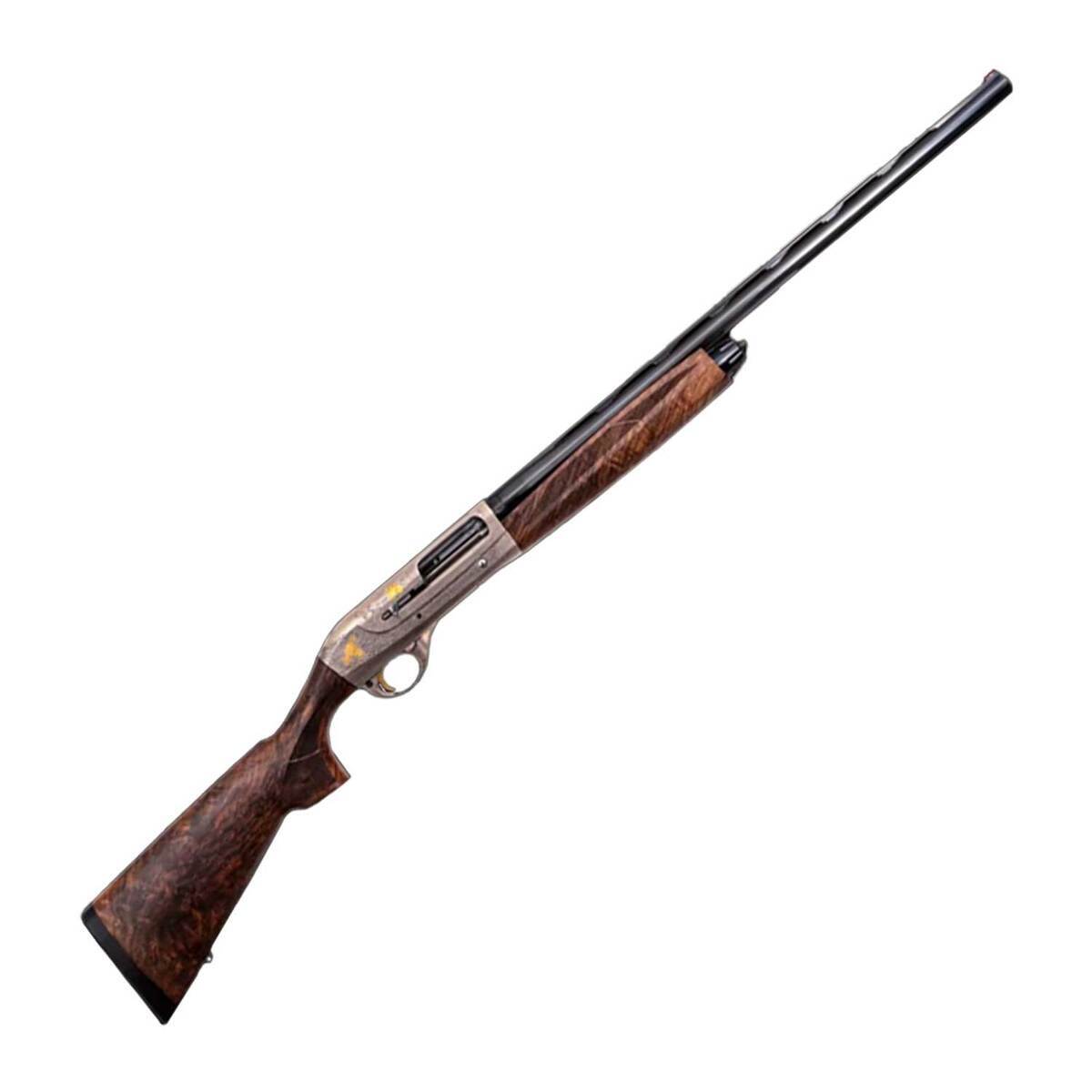 Weatherby 18i Limited Brushed Nickel W Custom Engraving 12 Gauge 3in Semi Automatic Shotgun 28in Weatherby 18i Limited Brushed Nickel W Custom Engraving 12 Gauge 3in Semi Automatic Shotgun 28in