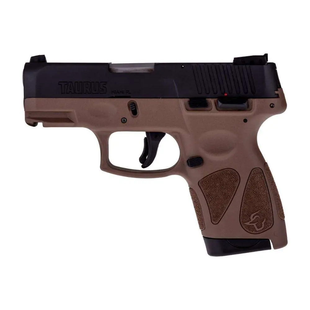 166302-14212715.webp Taurus G2S Slim 9mm 3.25" Barrel Brown Polymer Grip SS Slide
