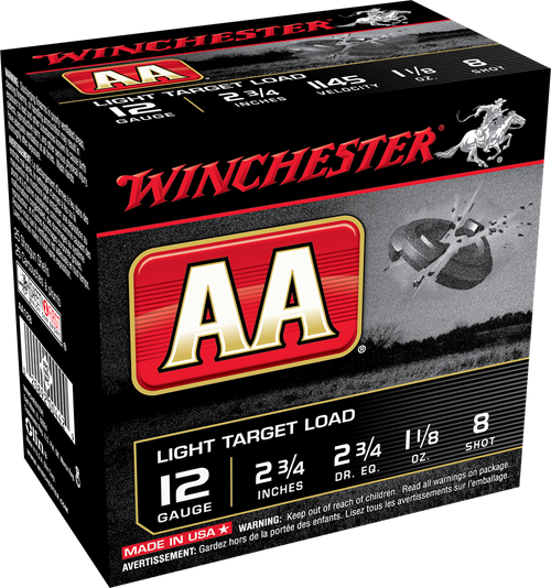 Winchester 12ga 2 75 Light Target Load 25rd 2