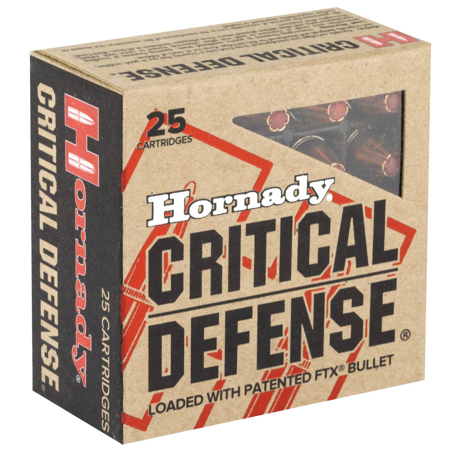 Hornady FTX Critical Defense 9mm 115gr 25rd