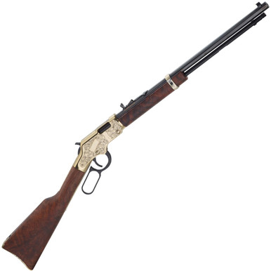 media__64252.1770080758.386.513.jpg Henry Golden Boy Deluxe Engraved 3rd Edition 17 HMR Brasslite Rifle
